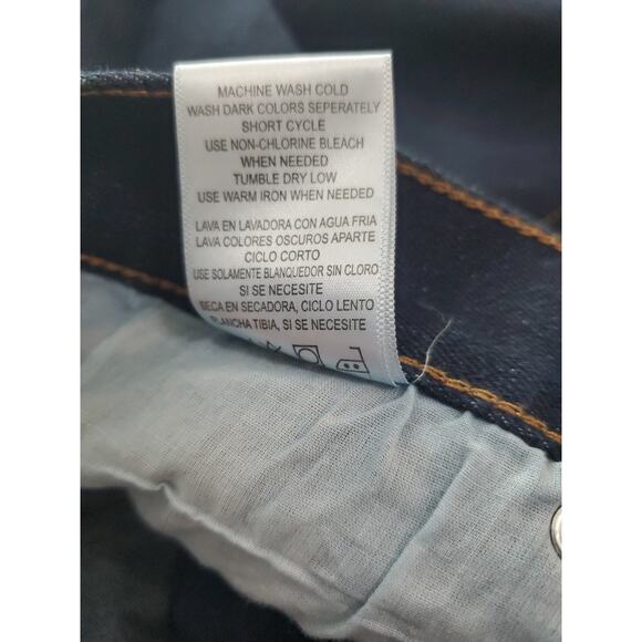 Vintage Genes Mens Jeans Blue Size 36X32 Cotton Blend Button Zip Pockets Skinny - Picture 9 of 12